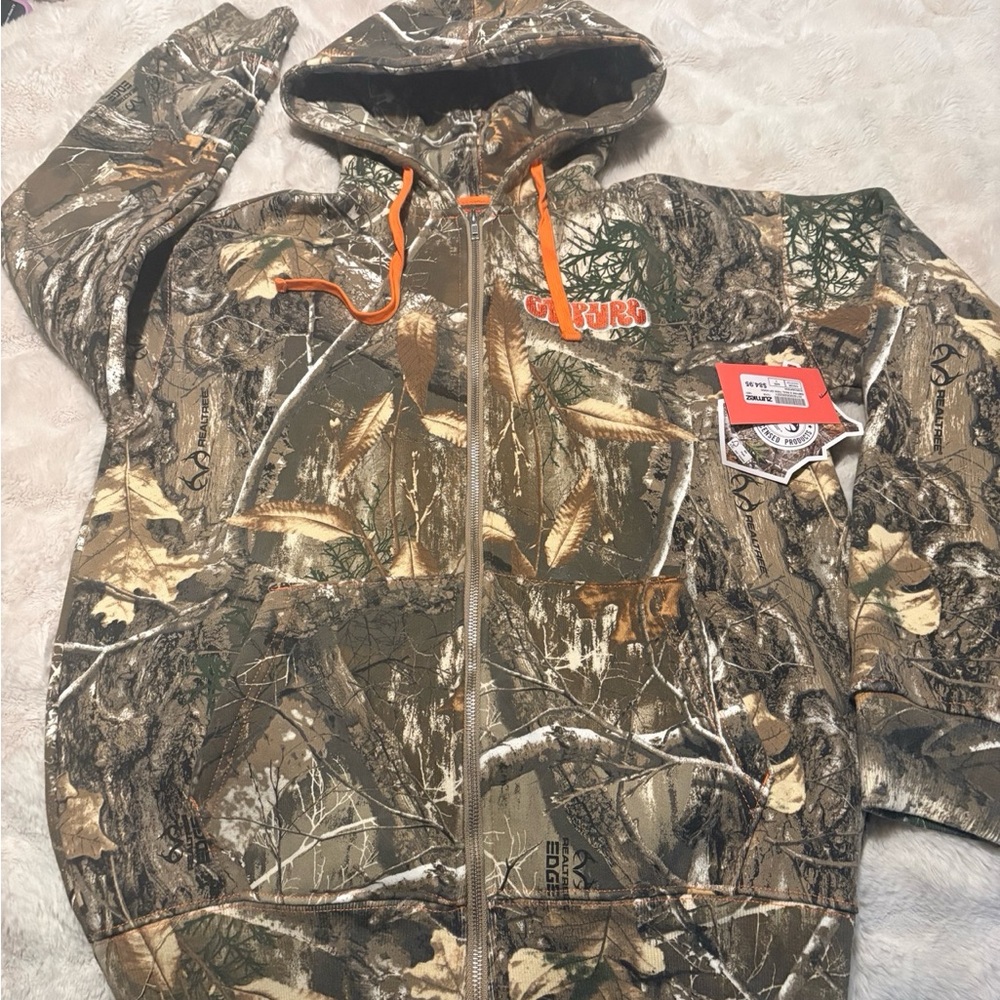 Empyre Realtree Camo Zip Hoodie Jacket Men Women Size S Streetwear NWT